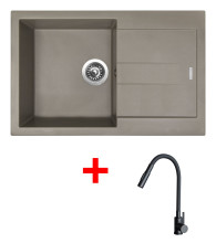 Sinks AMANDA 780 Truffle + ELASTA S...